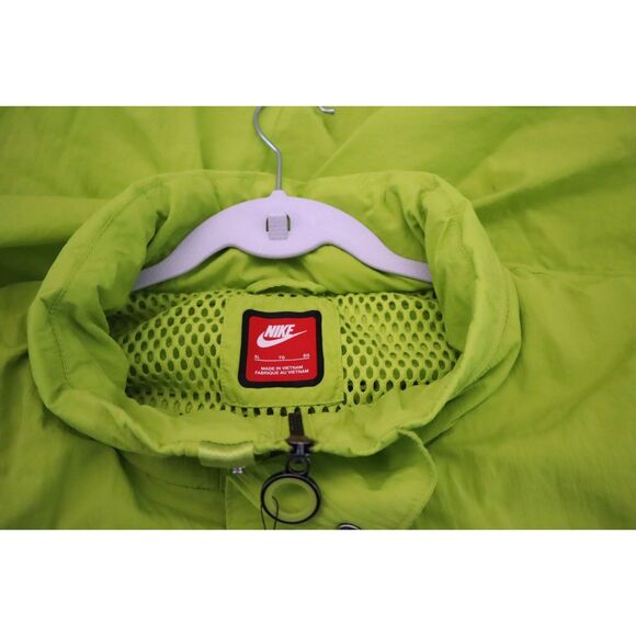 Nike FZ0714-357 Men Sz XL Bright Cactus Green Full Zip Oversized Tech Jacket - Picture 7 of 16
